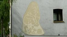 unbekannt: Sgraffito &bdquo;Bergbau&ldquo;